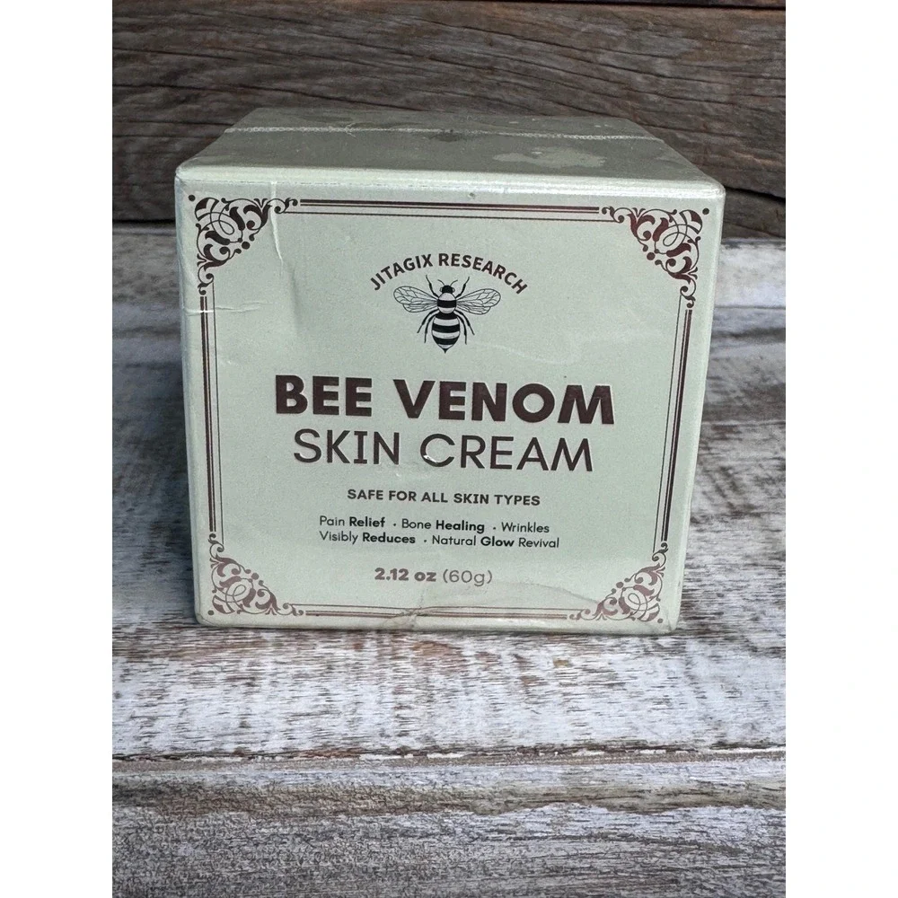 Jitagix Research Bee Venom Skin Cream 2.12oz 60g NIB Sealed MSRP $25